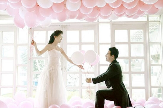 Wedding Ceremony Balloon Decoration
