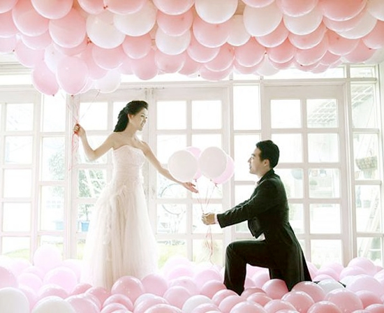 Wedding Ceremony Balloon Decoration