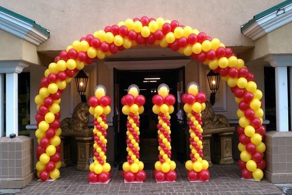 How to Create a Balloon Arch with Fishing Line