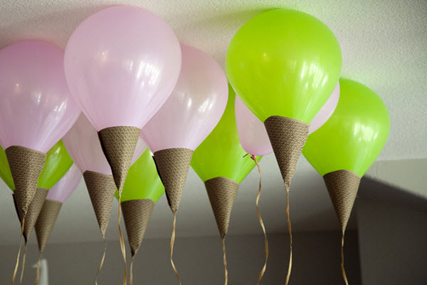 Ice Cream Theme Balloon Decoration