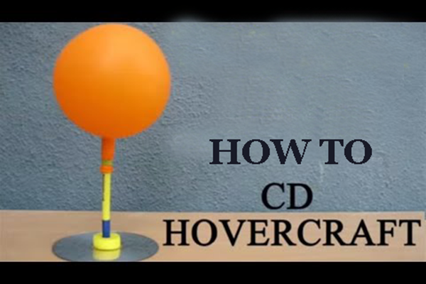 CD Balloon Hovercraft Instructions