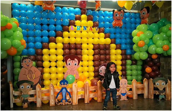 Chota Bheem Theme Decoration