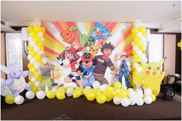 Pokemon Birthday Balloon Decoration