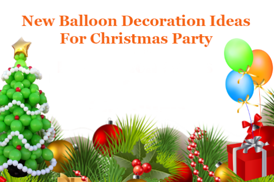 Christmas Party Balloon Decoration