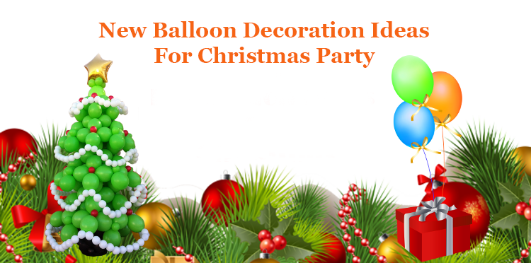 Christmas Party Balloon Decoration