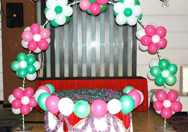 Flower Arch Balloon Decoration