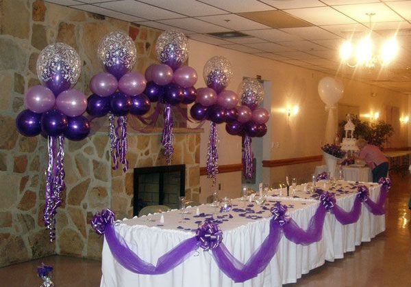 Non Helium Balloon Decoration