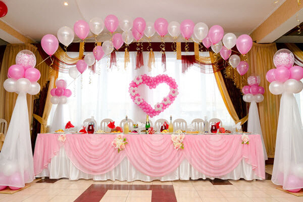 Wedding Party Balloon Decorations