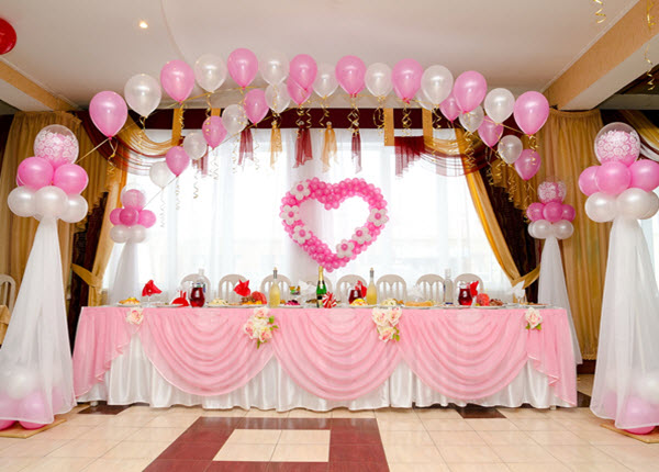 Wedding Party Balloon Decorations