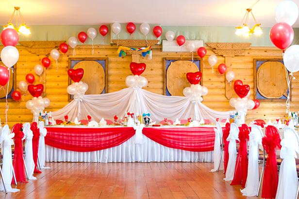 Balloon Backdrop Wedding Decoration