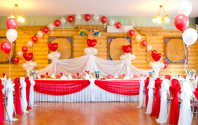Balloon Backdrop Wedding Decoration