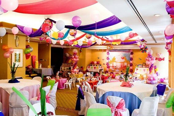 Party Hall Balloon Decoration