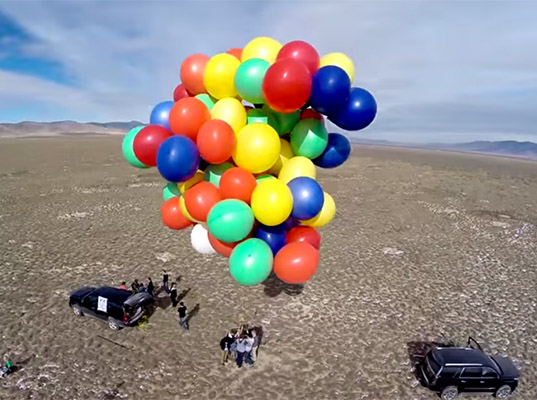 Metallic Balloon Decoration