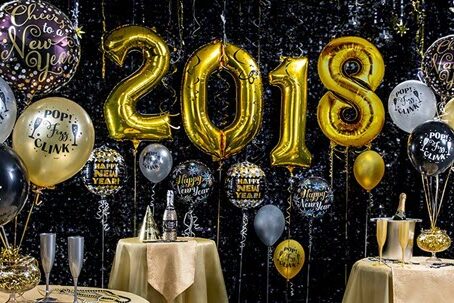 New Year Party Balloon Decoration