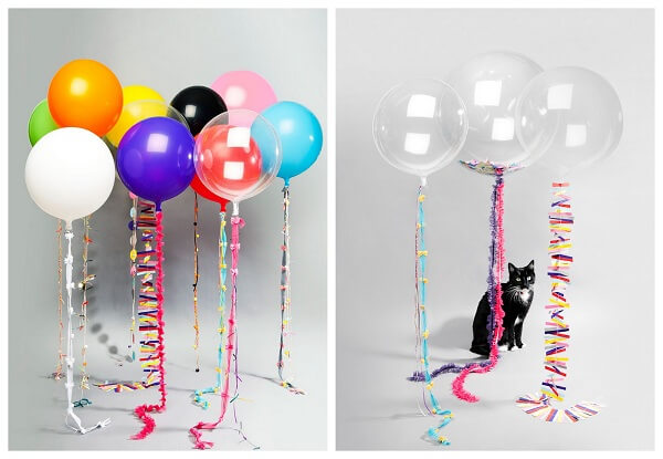 How To Stick Balloons On Wall For Birthday, How To Stick Balloons On  Ceiling With Tape