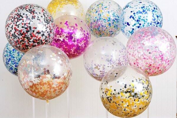 Confetti Balloons Decoration