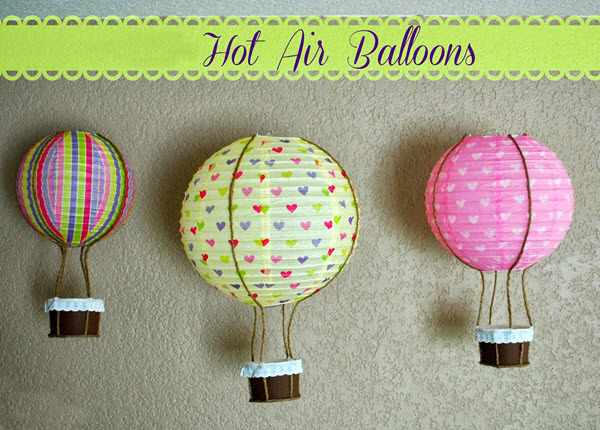 10 Hot Air Balloon Decorations Ideas For Birthday Party