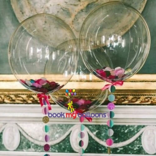 Confetti Filled Helium Balloons Book My Balloons