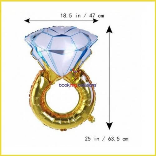 Diamond Ring Foil Balloon