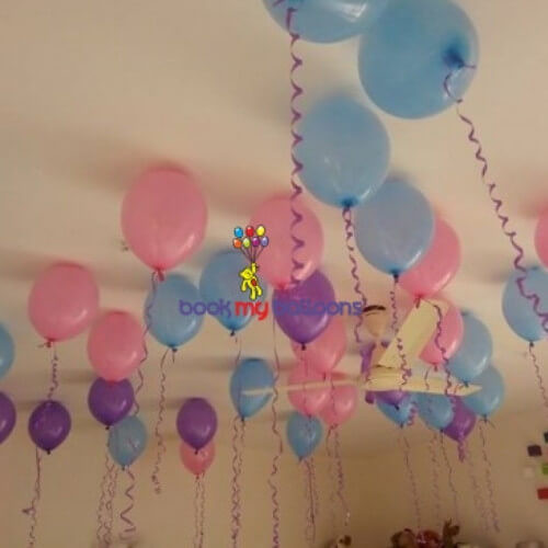 Helium Balloons and Foil Alphabet Combo Pack