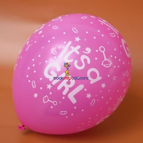 Its A Girl Helium Balloon