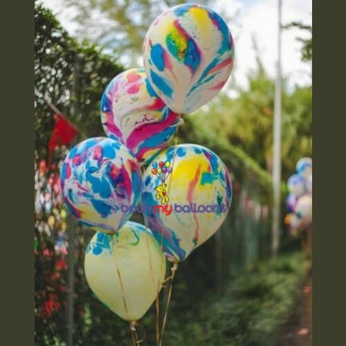 Marble Balloons Party Supplies