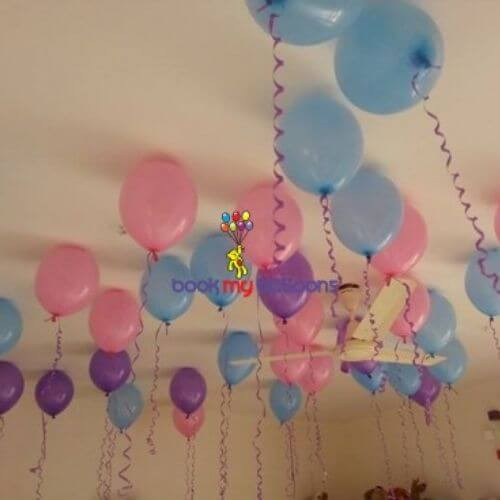 Multi Coloured Helium Balloons Pack