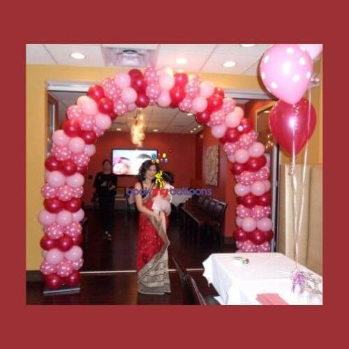 Polka Dot Balloon Arch Price