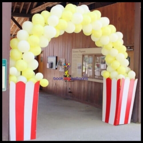 Popcorn Balloon Arch Decoration Bangalore