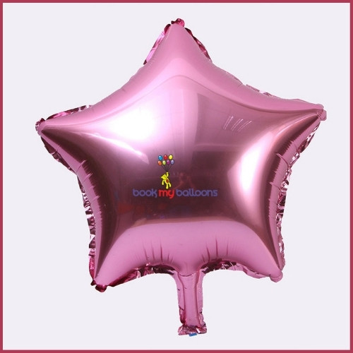 Rose Gold Star Shape Foil Balloon