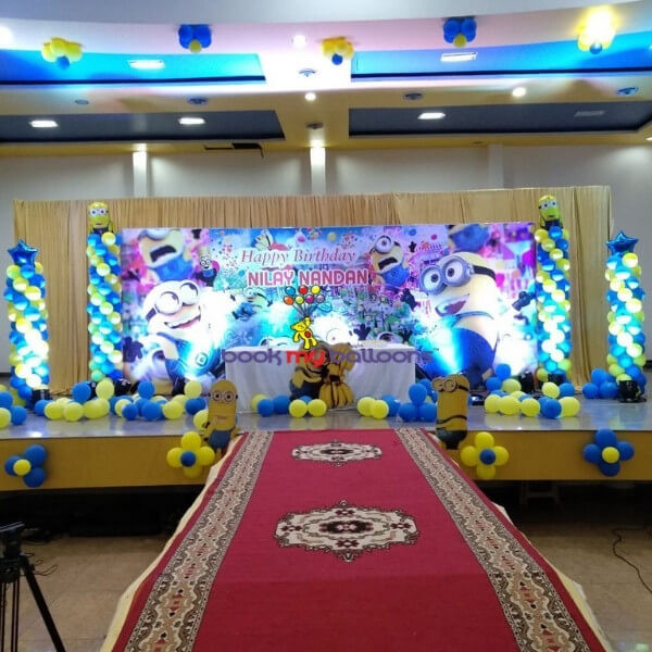 Themed Birthday Stage Decoration Bangalore