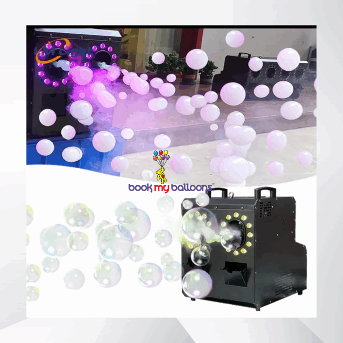 LED Smoke Bubble Machine – 2 Eyes - Image 3