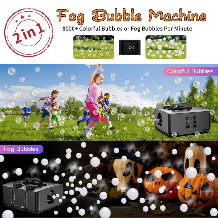 LED Smoke Bubble Machine – 2 Eyes