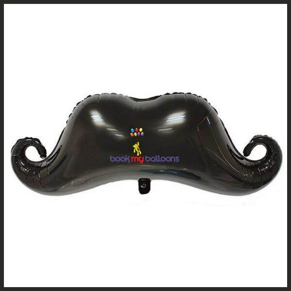 Moustache Helium Foil Balloon Cost