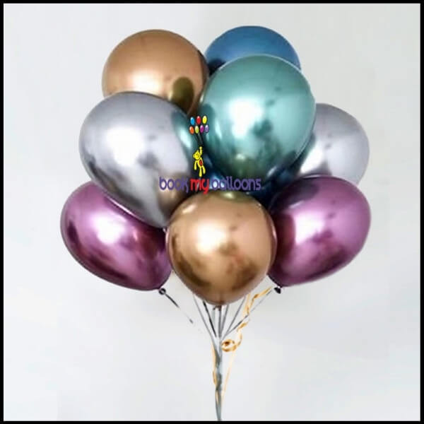 Buy Multicolour Chrome Balloons & Party Supplies in Bangalore