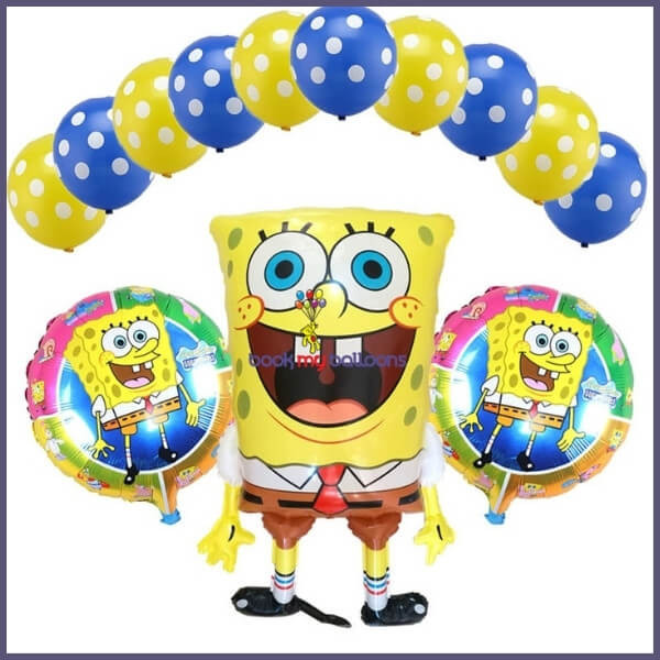 Sponge Bob Foil & Balloons Combo