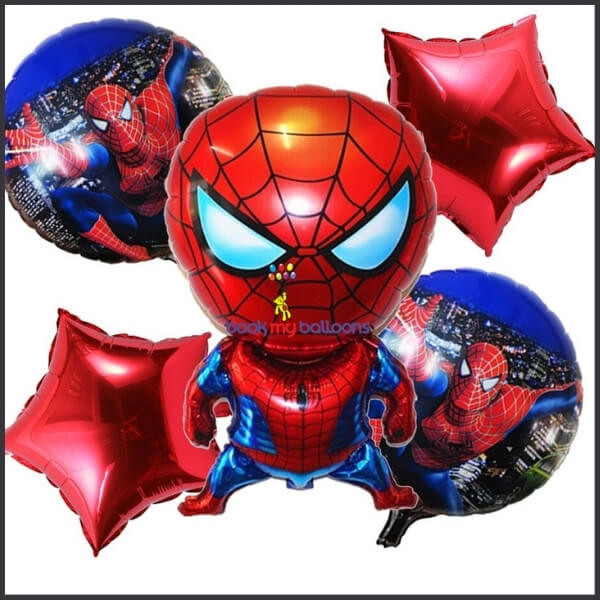 Spider Man Foil Balloons