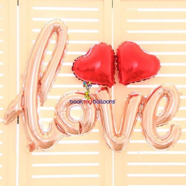 Love Foil Letter Balloons