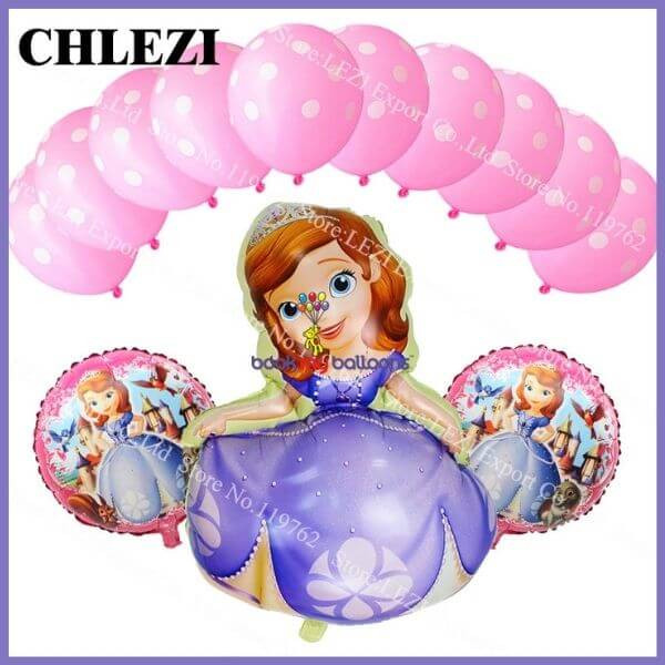Sophia Foil Balloons Combo
