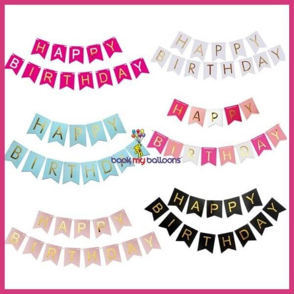 Buy Happy Birthday Banner Bangalore