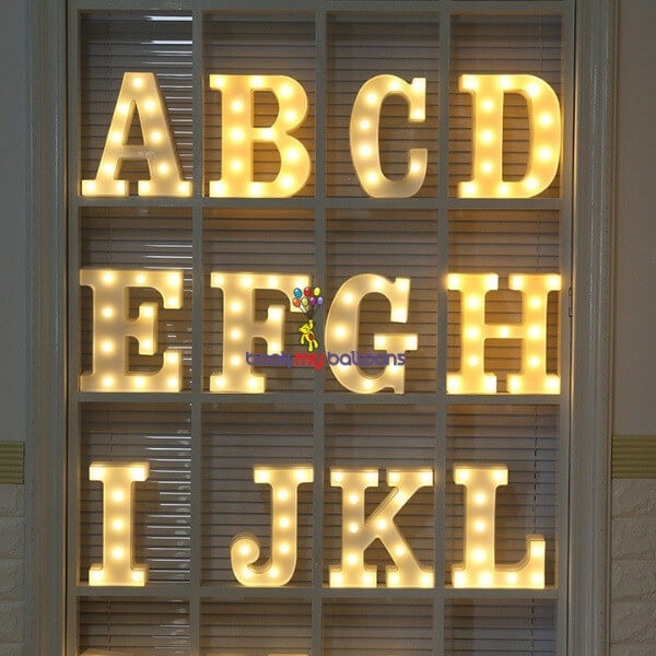 LED Marquee Letter Party Supplies Bangalore