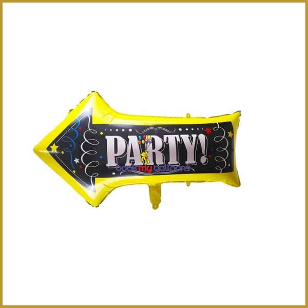 Party Print Arrow Foil Balloon