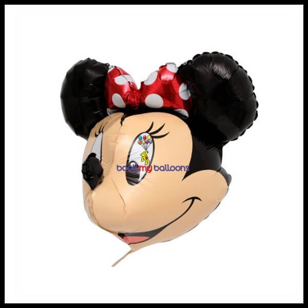 3D Minnie Face Balloons Cost Bangalore