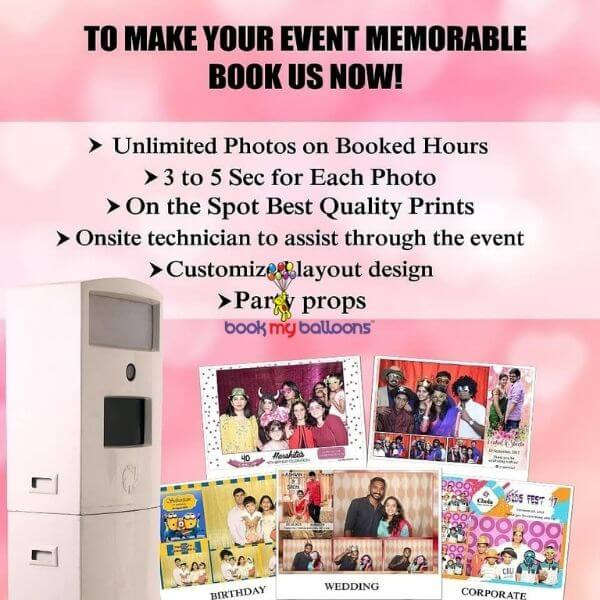 Instant Photo Booth with Props Bangalore