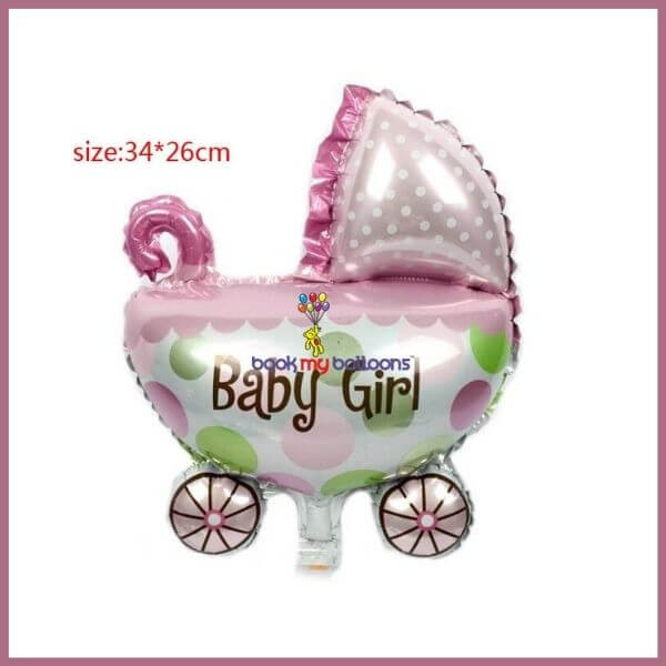 Baby Shower Cradle Foil Balloon