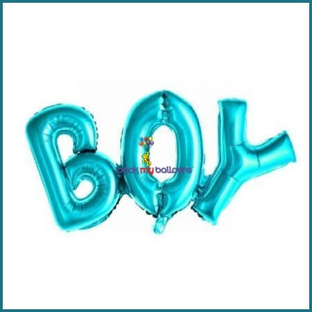 Blue Boy Foil Balloon Letters