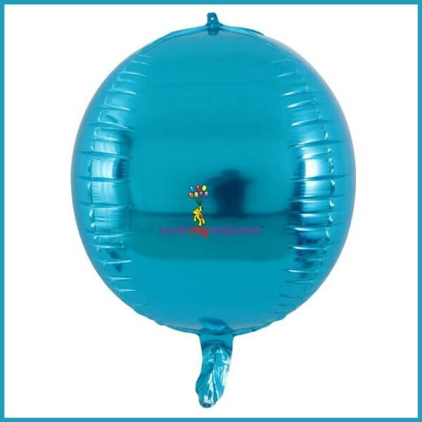 Blue Orbz 4D Foil Balloon