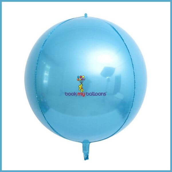 Blue Orbz 4D Helium Balloon