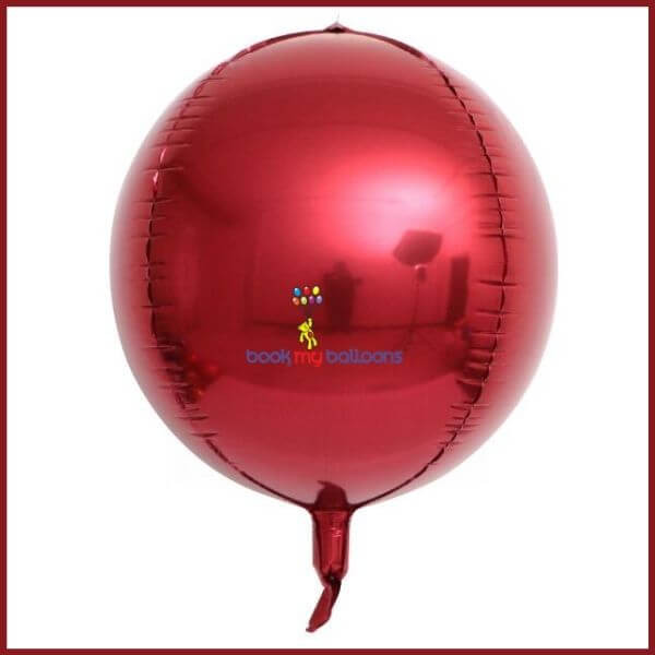 Red Orbz 4D Helium Balloons