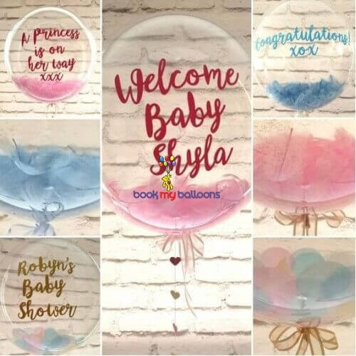 Customized Message Feather Balloons